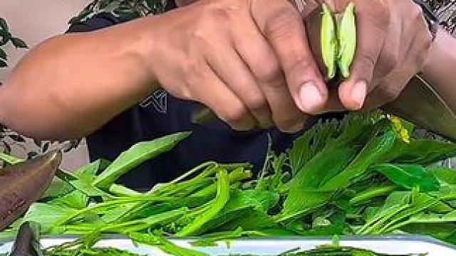 新鲜的木蝴蝶真脆