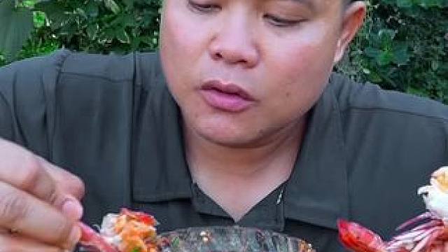 酸辣蘸水️脆嫩‍斑节虾