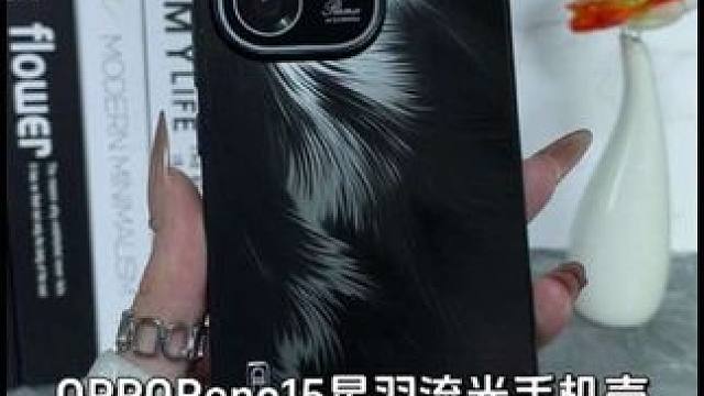 OPPOReno15pro星羽流光手机壳，带高清镜头膜，轻薄不沾指纹 #
