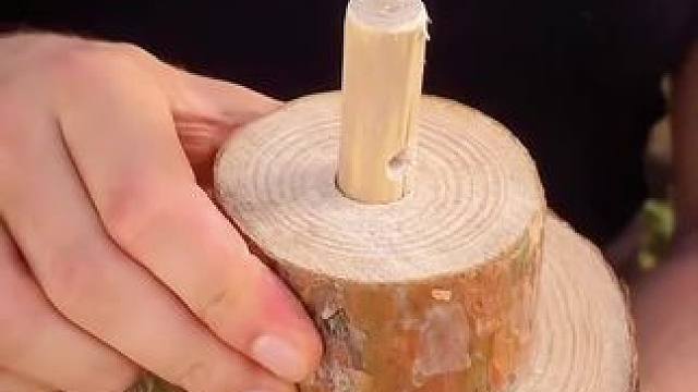 野外实用工具往往采用最简单的制作方式！