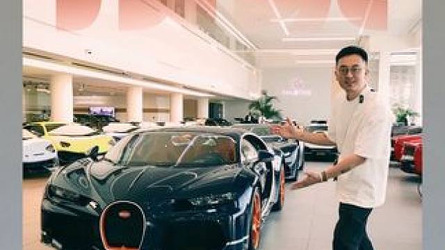 迪拜豪车！ 在迪拜参观了一个车行，这一屋子得几个小目标吧！太豪横了！