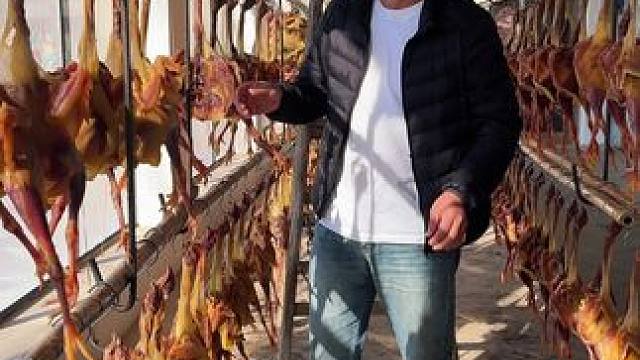 晚上见 今年第一批风干鸡