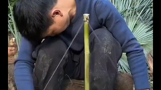 张老六荒野求生尝试生火！看他能否成功。决赛第2天