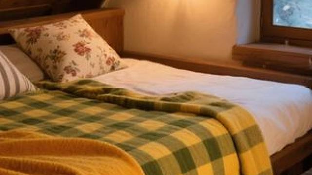 外面刮起猛烈风雪，在温暖小屋里放松休息和睡眠