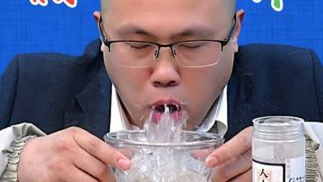 没想到用人中白泡水这么好喝！