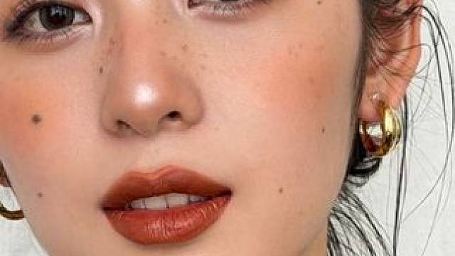 日杂感橘调妆 模特