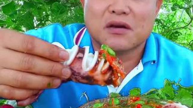 臭豆鲜辣大鱿鱼小樱桃萝卜 泰国美食