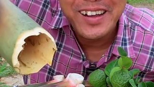 猜猜竹筒里装的是什么