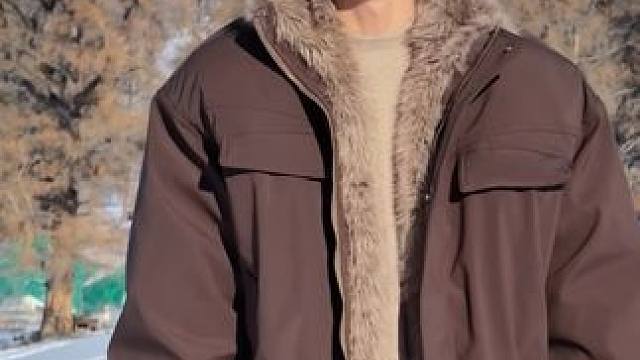 冬天不穿座山雕 怎么变帅哥