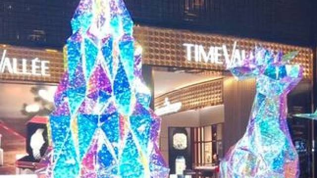 圣诞未至 氛围已浓 圣诞前夕的澳门街头