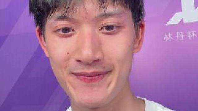 颜值与实力并存 男单亚军高渐宽 男大既视感