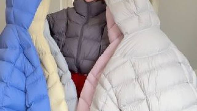 专柜品质!升级泡芙款 95鸭绒95绒子高端羽绒服来喽!! #