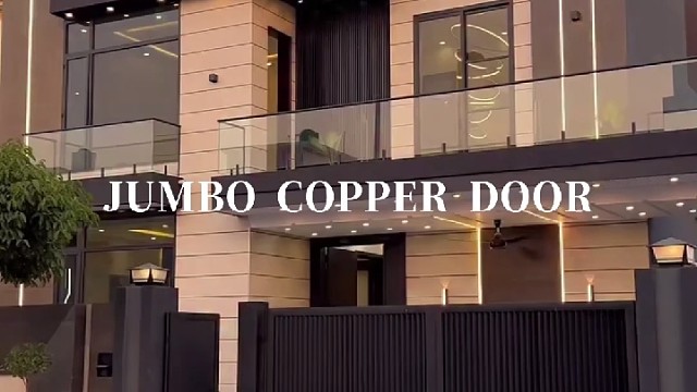 素栅衔风，庭间烟火漫过墨色门#中宝天一铜门 #别墅门 #铜门 #上海