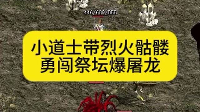 小道士带烈火骷髅，勇闯祭坛爆屠龙