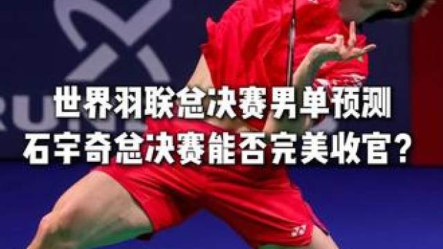 你们觉得此次年终总决赛的男单项目，谁最有机会夺冠？