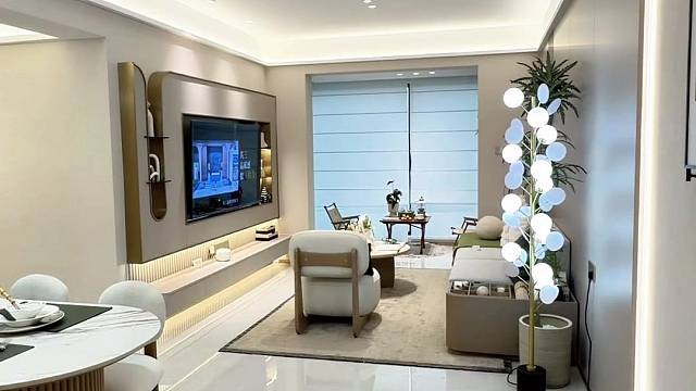 港澳花園总价60萬三房兩廳兩衛、首期10萬月工2000蚊、精裝70年產權住宅！#澳门房地产#香港