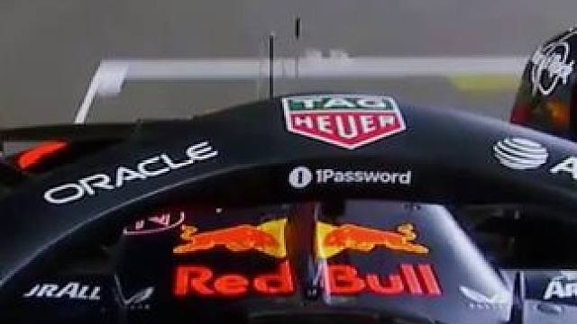 排位赛Q3中角田裕毅带给维斯塔潘的绝佳尾流