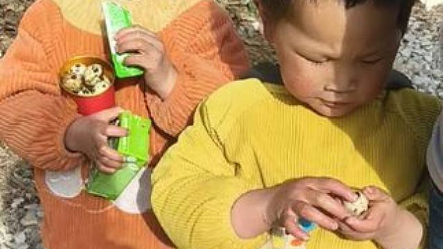 今天双双玩得可开心了。