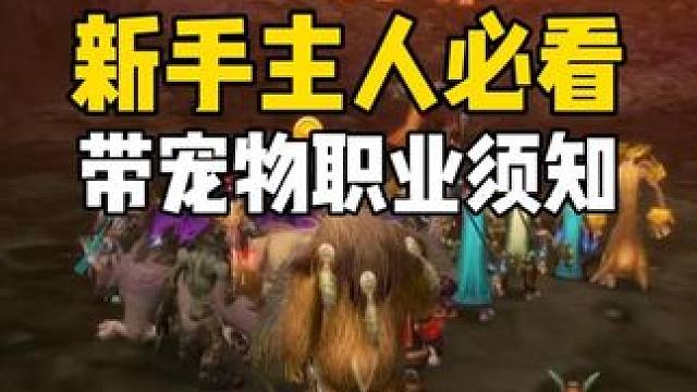 带宠物职业必看攻略 #魔兽世界时光服  #魔兽世界时光服上线