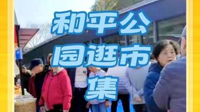 和平公园市集太热闹了！人山人海，各种美食小吃应有尽有，快来一起逛吃逛吃吧！️ #美食节人山人海 #和