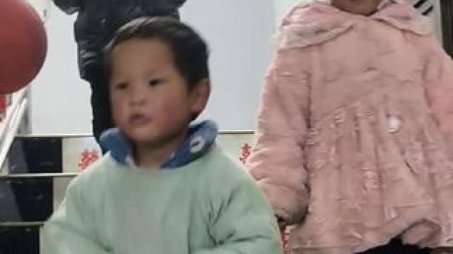 孩子们今天挺开心的。#农村孩子