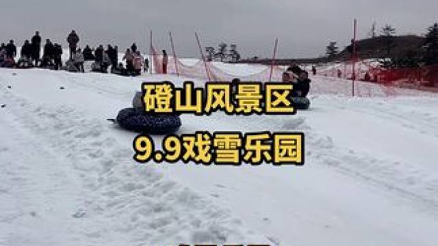 9.9就可以来玩戏雪乐园啦！就是磴山风景区，春节期间也可以用，先囤票安排起来吧！