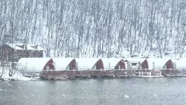 九峰山上的雪你准备和谁一起看？
#大雪纷飞时你会想起谁 #养在九峰山