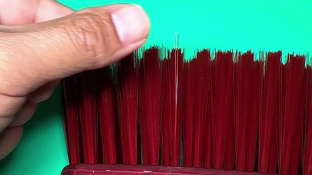 自制穿针引线小技巧