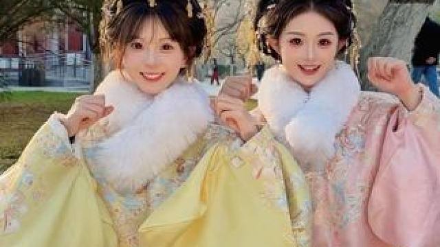 就这个明制贵女爽！ #明制 #闺蜜 #妆造 #明制汉服 #西安