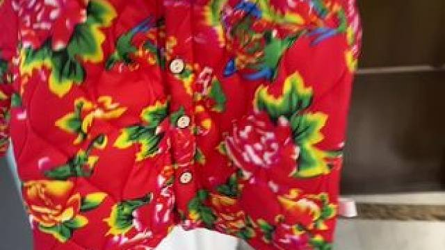 #宝宝年服 #生女儿就是用来打扮的 #童装 #东北大花袄 #棉衣棉服