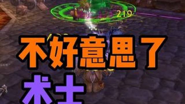 不好意思了 术士