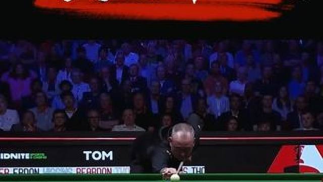 长台对轰，两代金左手对标准度，马叔在扳回一局！ #斯诺克  #台球  #赵心童  #2025斯诺克世