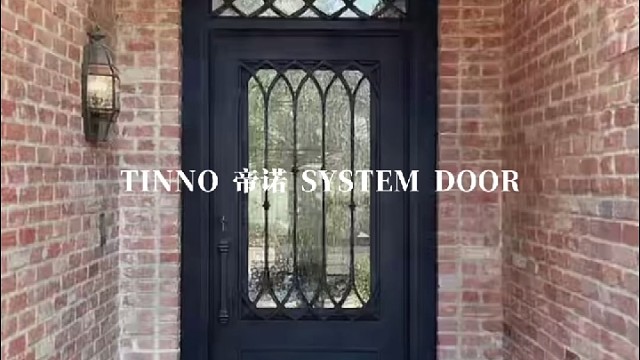 黑境衔拱，棂纹藏尽空间温感#中宝天一铜门 #别墅门 #铜门 #上海