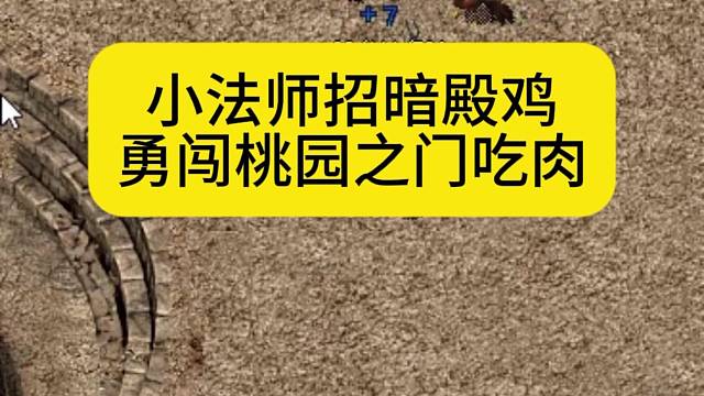 小法师招暗殿鸡，勇闯桃园之门吃肉！