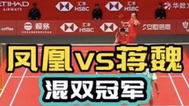 凤凰vs蒋魏 混双决赛 实力和发挥都略胜一筹