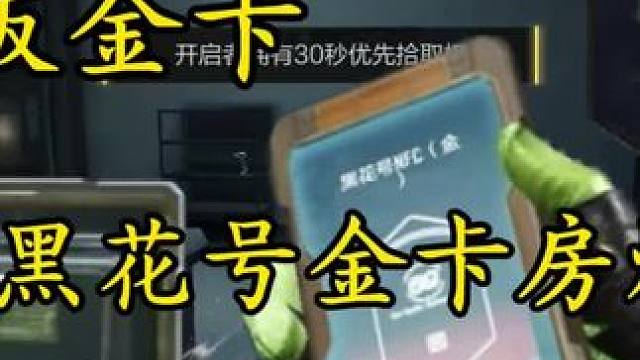 绝版金卡！黑花号金卡房里有什么？