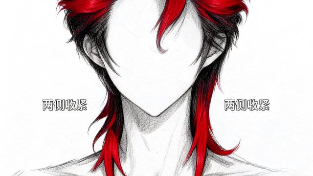 狼尾挑染️女生鲻鱼头