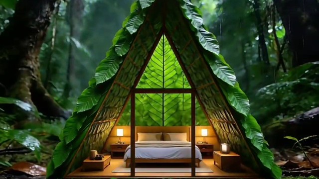 雨林迷路，若能将林中一物化作庇护所，你会选择哪一个？