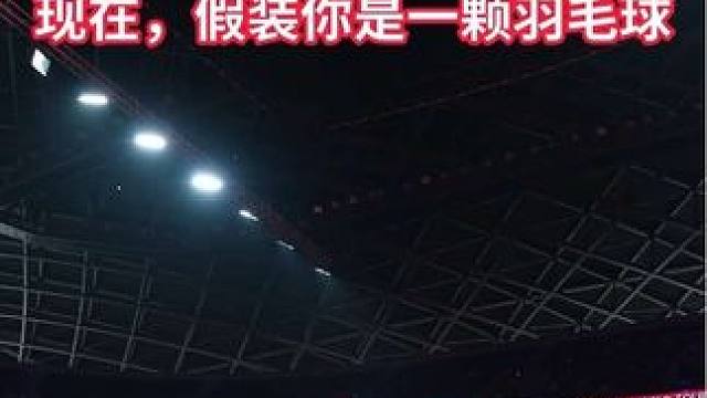 假装你是一颗羽毛球，就这样飞起来