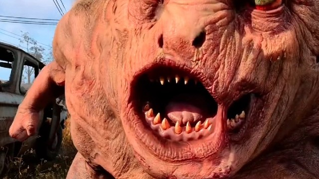 这个怪物喘气的时候挺憨厚的