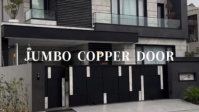 一樘庭院门定住大宅的高级气场#中宝天一铜门 #别墅门 #铜门 #上海