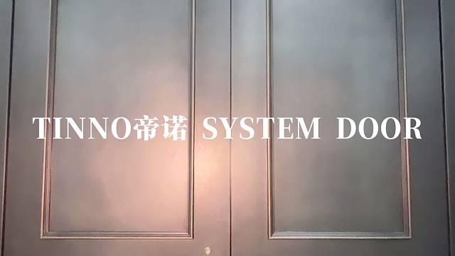 法式圆弧双开门，把浪漫古堡搬进家#TINNO帝诺系统入户门 #别墅门 #系统门 #上海
