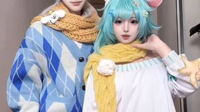 骗你的其实舒服坏了嘻嘻嘻嘻嘻 周瑜 小乔 萌萌贴纸画师：方糕鱼鱼，小狗神教