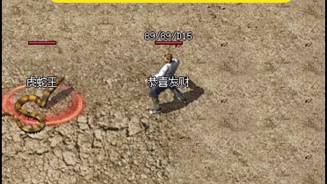 15级技术道毒蛇山谷单挑虎蛇王