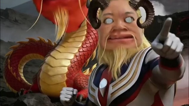 鸡块奥特曼使用强力哉佩利敖光线击败玛卡龙真是太牛逼了