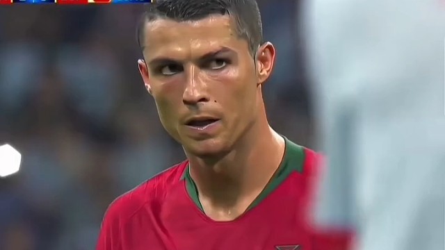 C罗的这个眼神如何，大家觉得呢