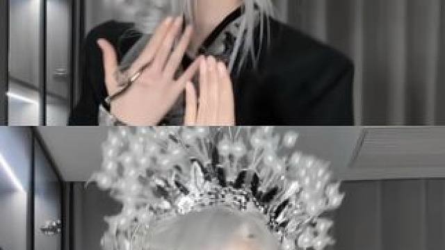 一颦一笑万种的风情 白毛