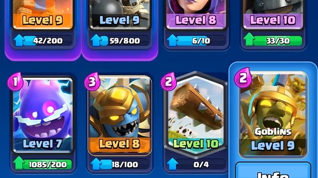 皇室战争精英新卡 重甲亡灵 黄金哥布林