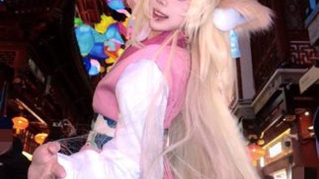 有在豫园抓到这只小苏苏嘛 变装