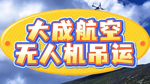 有吊运需求，就找大成航空吊运